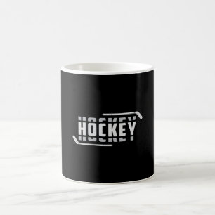 Ice Hockey Spieler Stick Puck Team Sportgeschenk I Kaffeetasse