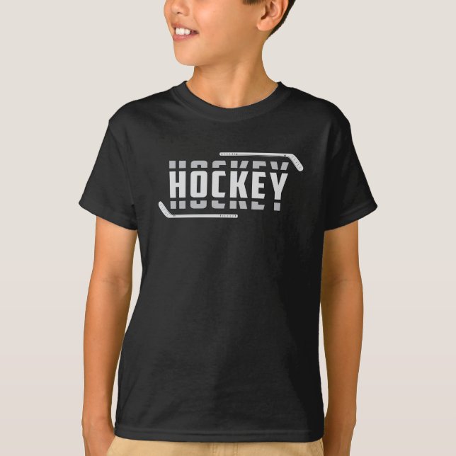 Ice Hockey Spieler Stick Puck Team Sportgeschenk I T-Shirt (Vorderseite)