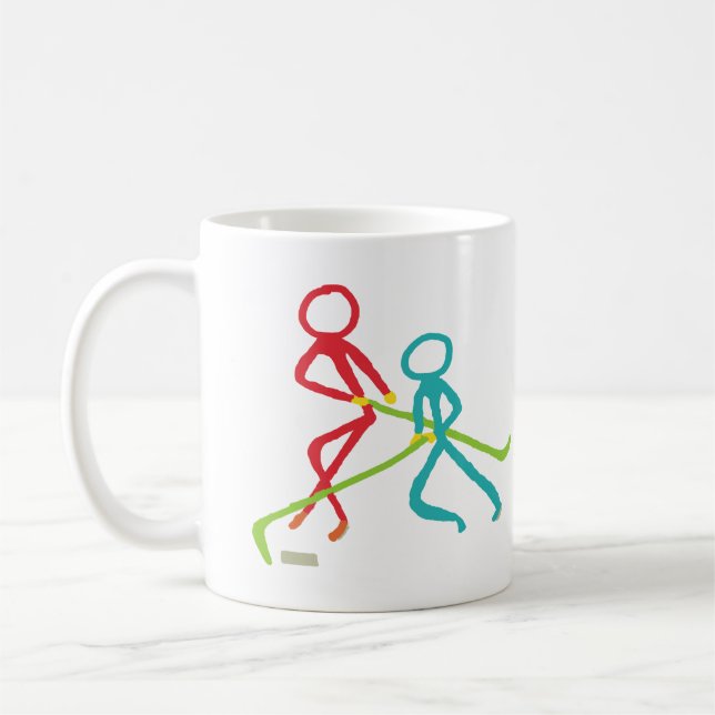 Ice Hockey Stickmen Kaffeetasse (Links)