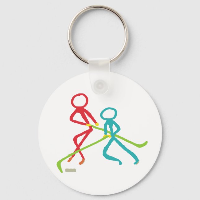 Ice Hockey Stickmen Schlüsselanhänger (Vorderseite)