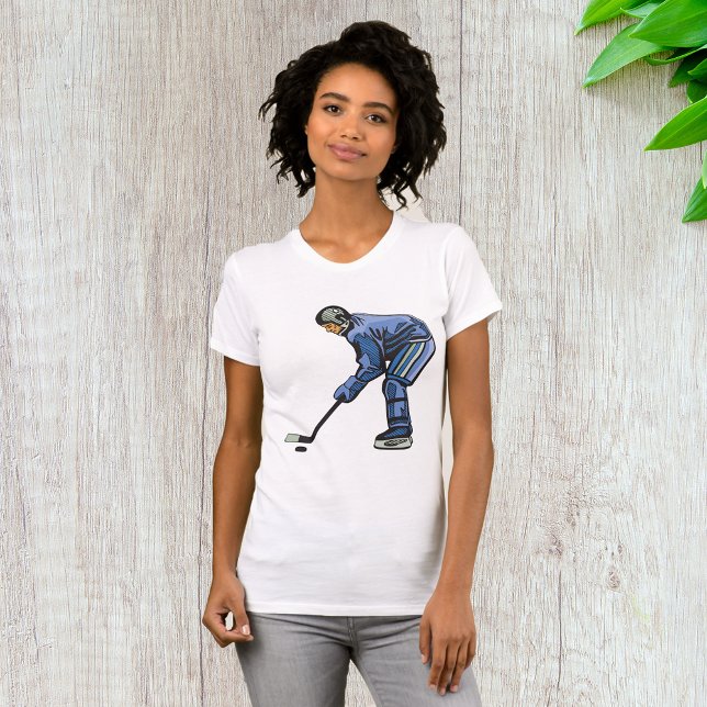 Ice Hockey Time Womens T - Shirt (Von Creator hochgeladen)
