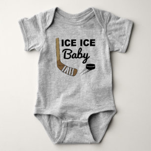 Ice Ice Baby Hockey Strampler