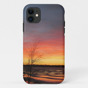 Ice Lake Sunset iPhone 5 Coque