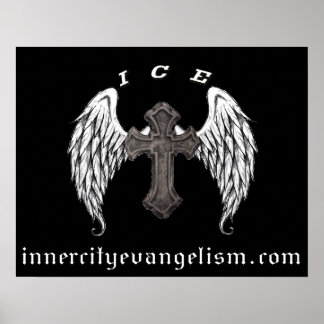ICE-Logo-Poster (Alle Gewinne an das ICE-Ministeri Poster