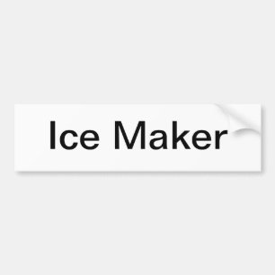 Ice Maker Sign/ Autoaufkleber