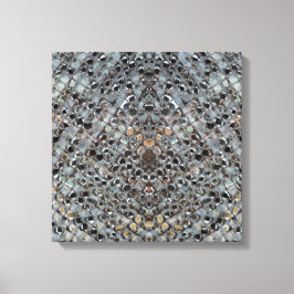 Ice Metal Fire III Stretched Canvas Print Leinwanddruck