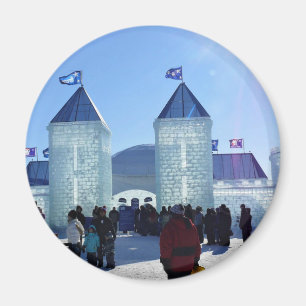 Ice Palace in Carnaval de Quebec, Kanada Magnet