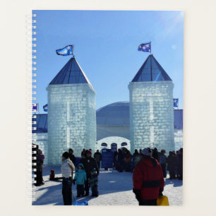Ice Palace in Carnaval de Quebec, Kanada Planer