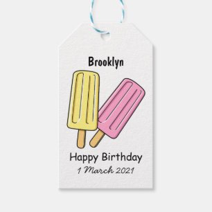 Ice Pop Cartoon Illustration Geschenkanhänger