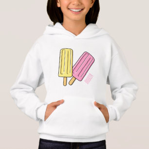 Ice Pop Cartoon Illustration Hoodie