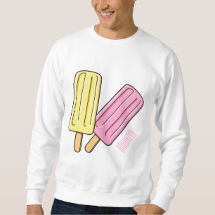Ice Pop Cartoon Illustration Sweatshirt