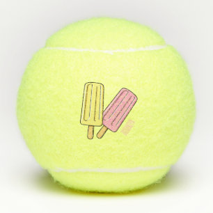 Ice Pop Cartoon Illustration Tennisbälle