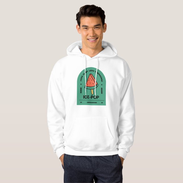 Ice Pop Food ist meine Liebe Hoodie (Vorne ganz)