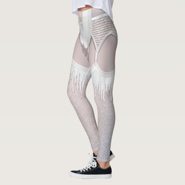 Ice Queen Leggings Funny Christmas Kostüme Pants (Links)