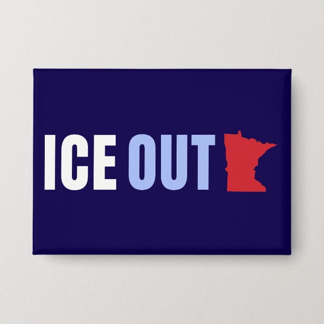 ICE Raus Anti Trump Button (Vorderseite)