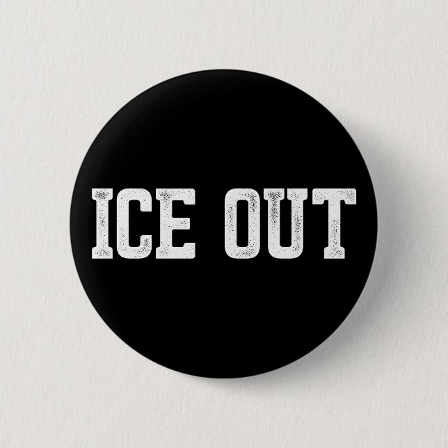 ICE raus - Einwanderungsreform gegen ICE Button (Vorderseite)