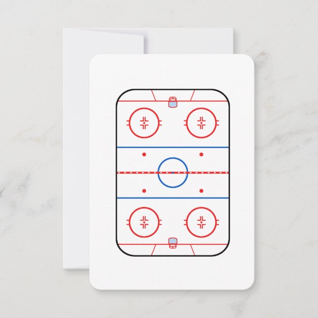 Ice Rink Diagramm Hockey Game Companion (Vorderseite)