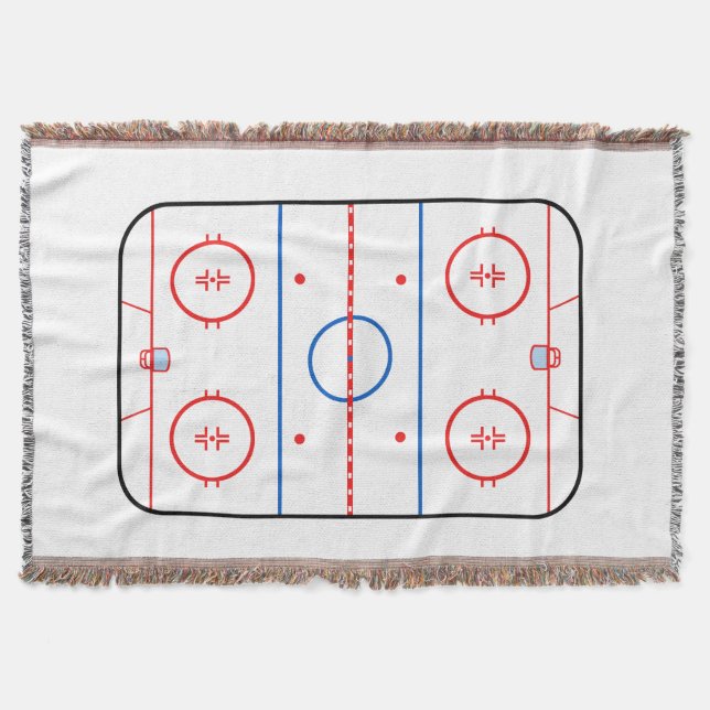 Ice Rink Diagramm Hockey Game Graphic Decke (Vorderseite)