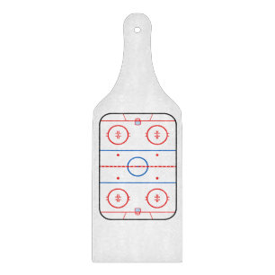 Ice Rink Diagramm Hockey Game Graphic Schneidebrett