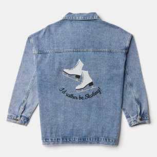 Ice-Skate entwerfen Denim Jacket Jeansjacke