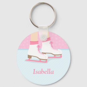 Ice Skate Skaten Rink für Mädchen Schlüsselanhänger
