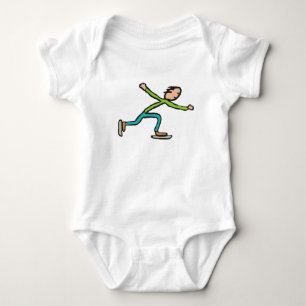 Ice Skaten Baby Strampler