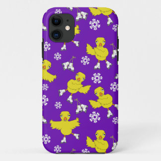 Ice Skaten Chick Snowflake Muster Case-Mate iPhone Hülle