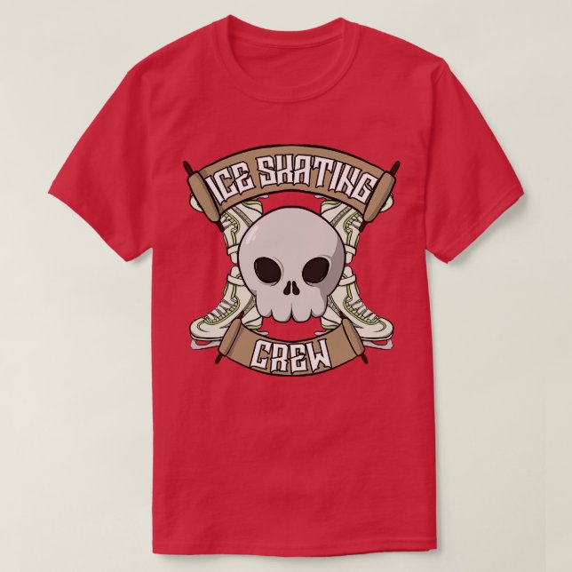 Ice Skaten Crew Jolly Pirate T-Shirt (Design vorne)