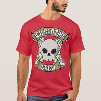 Ice Skaten Crew Jolly Pirate T-Shirt