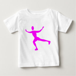 Ice Skaten - Magenta Baby T-shirt