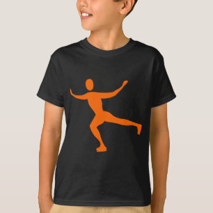 Ice Skaten - Orange T-Shirt