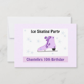 Ice Skaten Party Einladung