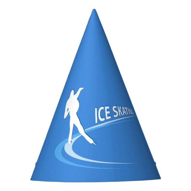 Ice Skaten Partyhütchen (Vorderseite)