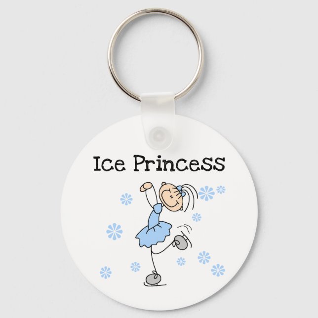 Ice Skaten Princess Schlüsselanhänger (Vorderseite)