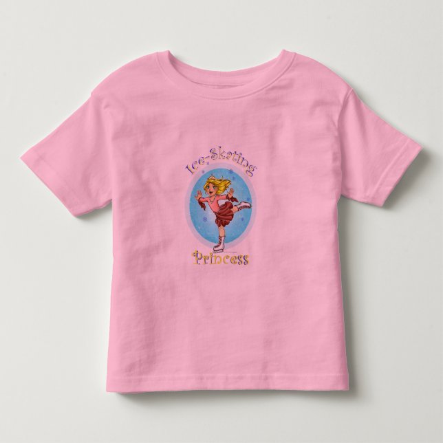 Ice-Skaten-Princess-T - Shirt (Vorderseite)