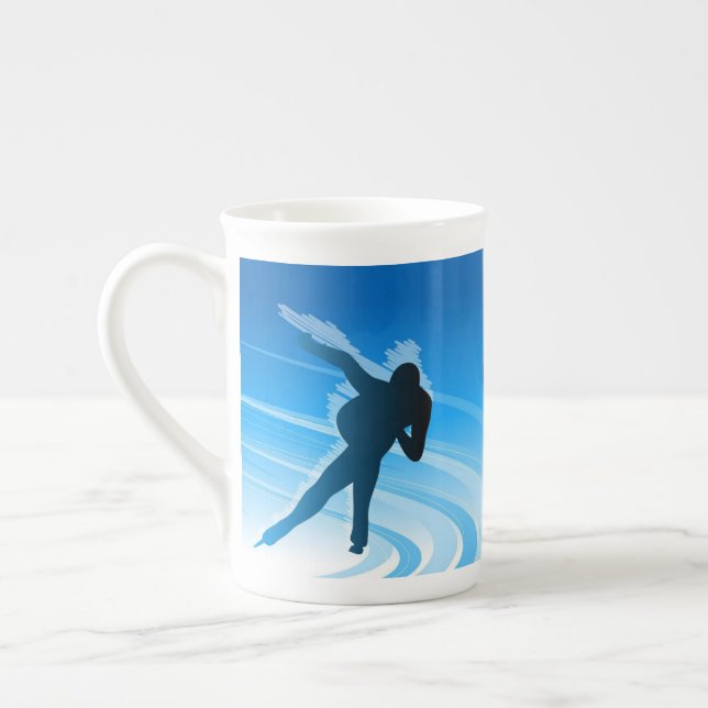 Ice Skaten Prozellantasse (Links)