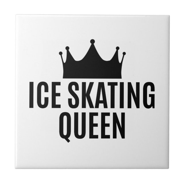 Ice Skaten Queen - Ice Skaten Fliese (Vorderseite)