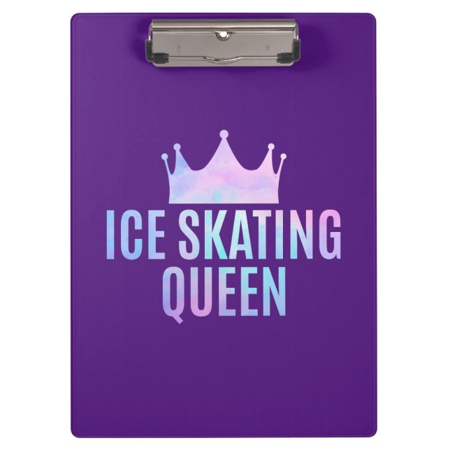 Ice Skaten Queen - Ice Skaten Lovers Klemmbrett (Vorderseite)
