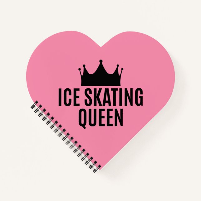 Ice Skaten Queen - Ice Skaten Notizbuch (Vorderseite)