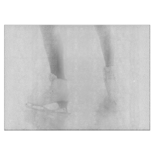 Ice Skaten Schneidebrett (Vorderseite)