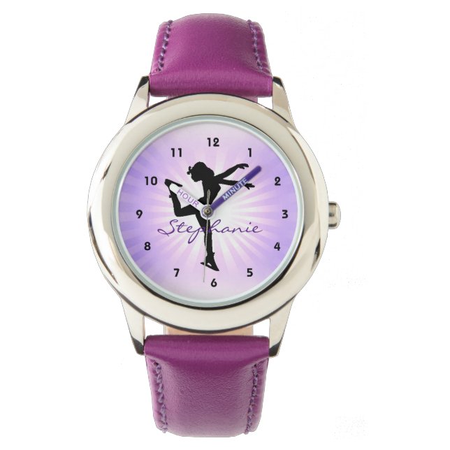 Ice-Skaten-Skaten-Entwurfsüberwachung Armbanduhr (Vorderseite)