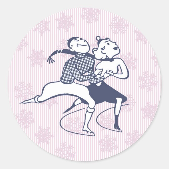 Ice Skaten Sticker (Vorderseite)