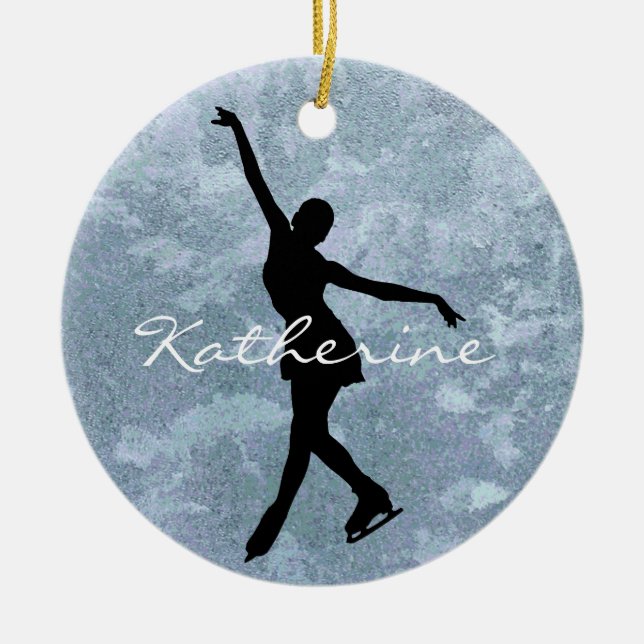 Ice Skater Abbildung Skater Ornament (Vorne)