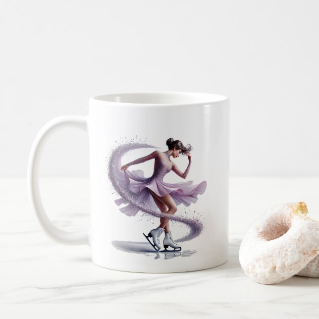 Ice Skater  Kaffeetasse (Mit Donut)