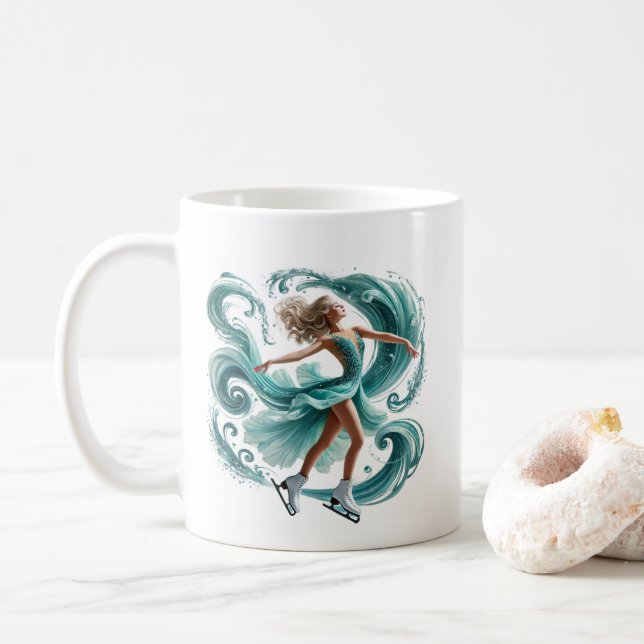 Ice Skater  Kaffeetasse (Mit Donut)