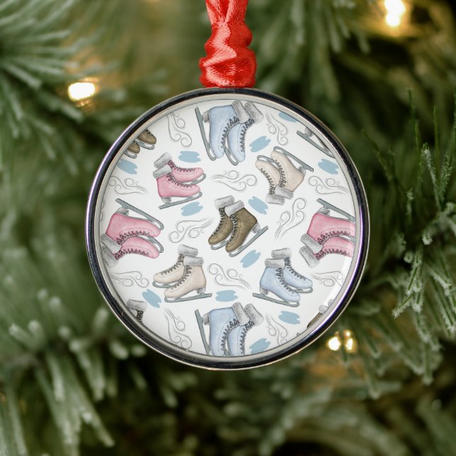 Ice Skating Christmas Ornament Keepsake (Baum)