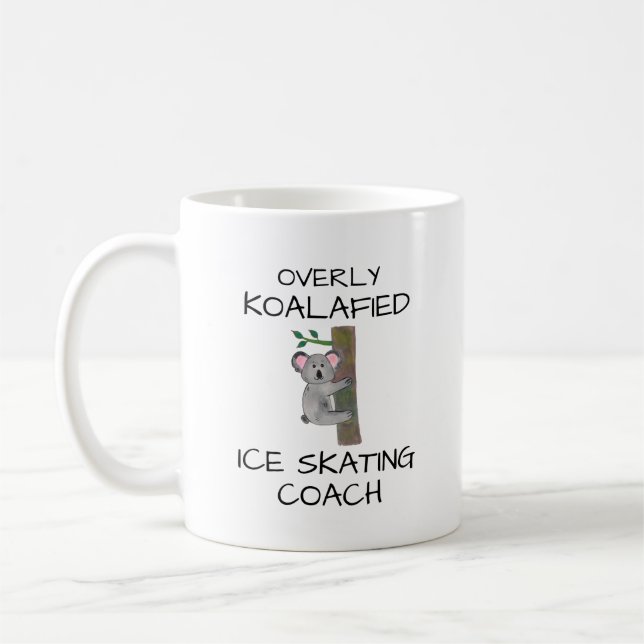 Ice Skating Coach Teacher Figur Skate Gift Kaffeetasse (Links)