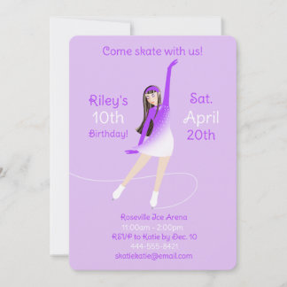 Ice Skating Party Invitation Einladung