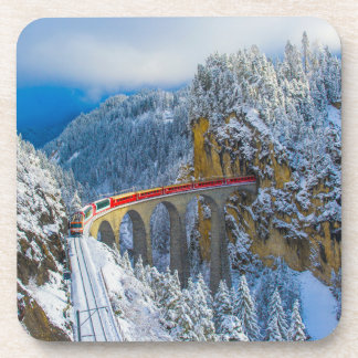 Ice & Snow | Bernina Express, Switzerland Getränkeuntersetzer