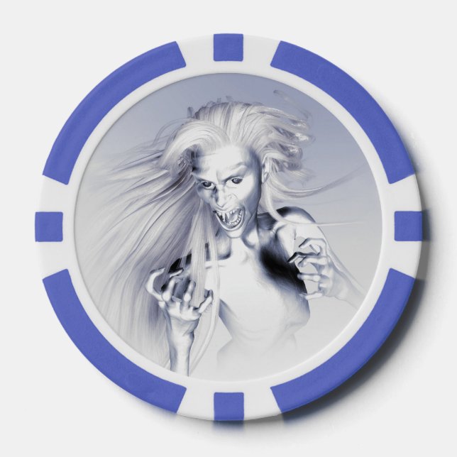 Ice vampire pokerchips (Vorderseite)